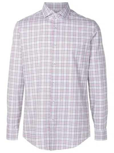 Hugo Boss Long-sleeve Button-up Shirt In Grey