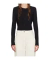 Hugo Boss Black Crewneck Cardigan In Black