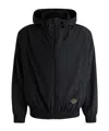 Hugo Boss Mens Hugo Logo-print Regular-fit Windbreaker Jacket