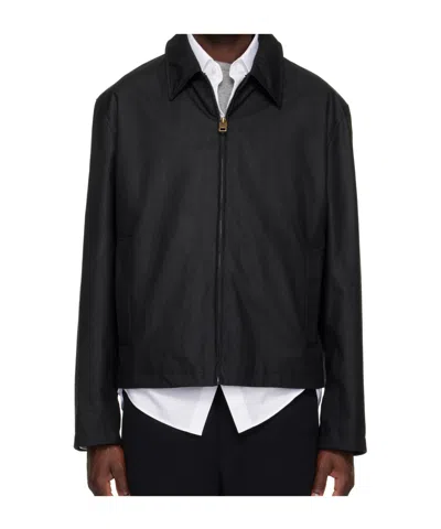 Hugo Boss Long Sleeve Casual Jacket In Black