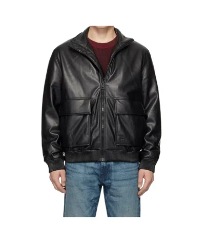 Hugo Boss Long Sleeve Casual Jacket In Black