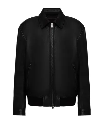 Hugo Boss Long Sleeve Casual Jacket In Black