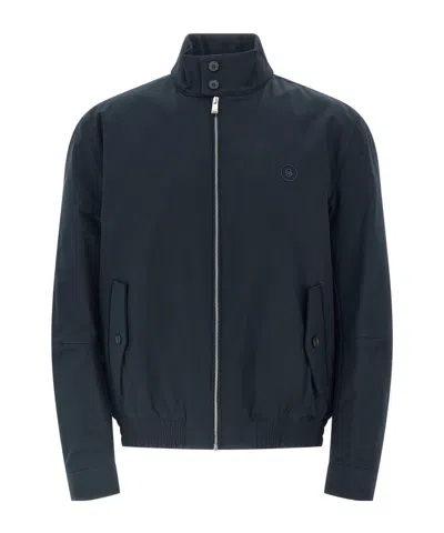 Hugo Boss Long Sleeve Casual Jacket In Blue