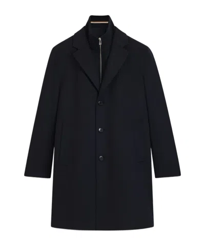 HUGO BOSS BOSS HUGO BOSS REMOVABLE VEST WOOL COAT
