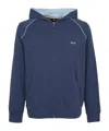 Hugo Boss Long Sleeve Hooded Sweatshirt In Multi
