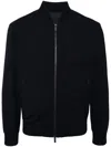 Shop Hugo Boss Long-sleeve Lightweight Jacket In Blue