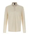 Hugo Boss Beige H-pado 110 Polo Shirt In Neutral