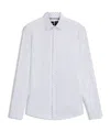 Hugo Boss Slim-fit Shirt In Italian-made Performance-stretch Fabric
