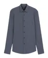 Hugo Boss Slim-fit Shirt In Italian-made Performance-stretch Fabric