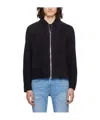 Hugo Boss Long-sleeve Suede Shirt Jacket In Black