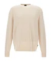 Hugo Boss Long Sleeve Sweater In Brown
