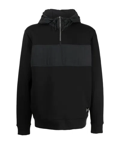 Hugo Boss Long Sleeve Sweatshirt In Black