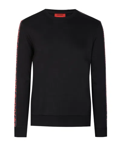 Hugo Boss Long Sleeve Sweatshirt In Black