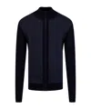 Hugo Boss Long-sleeved Cardigan In Black