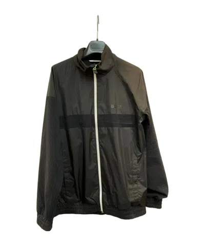 Hugo Boss Long-sleeved Casual Jacket And Trousers Set In Black