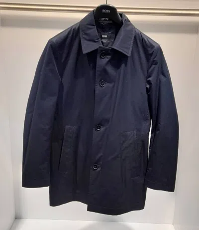 Hugo Boss Long-sleeved Casual Jacket In Black