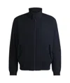 Hugo Boss Coiner Cotton Blend Casual Jacket In Black