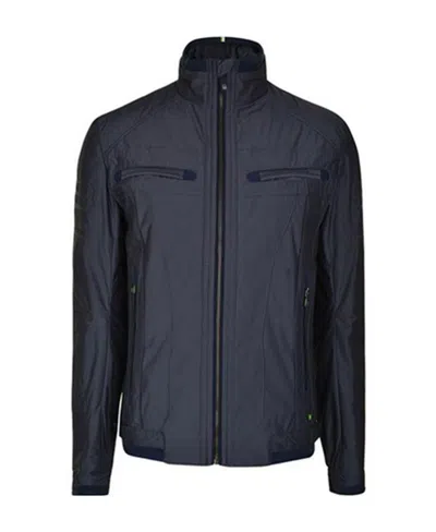 Hugo Boss Long-sleeved Casual Jacket In Black