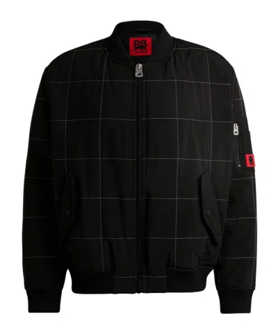 Hugo Boss Long-sleeved Casual Jacket In Black