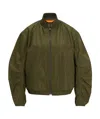 Hugo Boss Water-repellent Jacket In A Relaxed Fit In Green