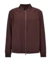 Hugo Boss Brown Hanry Pad Jacket In Red