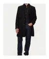Hugo Boss Long-sleeved Coat In Black