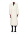 Hugo Boss Long-sleeved Coat In White