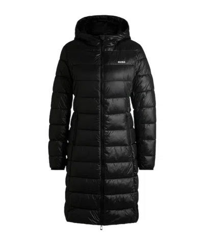 Hugo Boss Long-sleeved Cotton Clothes In Black