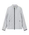 Hugo Boss Boss Grey Polyester Jacket In White