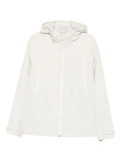 Hugo Boss Long-sleeved Hooded Jacket In White