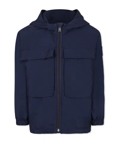 Hugo Boss Kids' Long-sleeved Jacket In Blue
