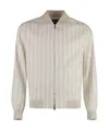 Hugo Boss Boss Linen Jacket In Nude