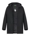 Hugo Boss Long-sleeved Parka In Black
