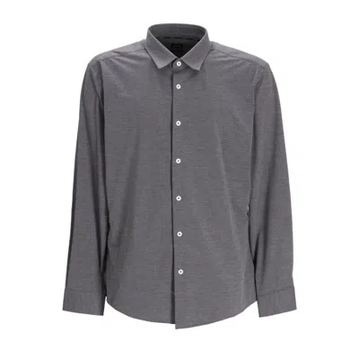 HUGO BOSS HUGO BOSS LONG-SLEEVED POINT-COLLAR SHIRT