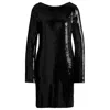 Hugo Boss Dress Boss Woman Color Black In Black