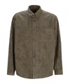 Hugo Boss Printed Button-up Shirt In Green