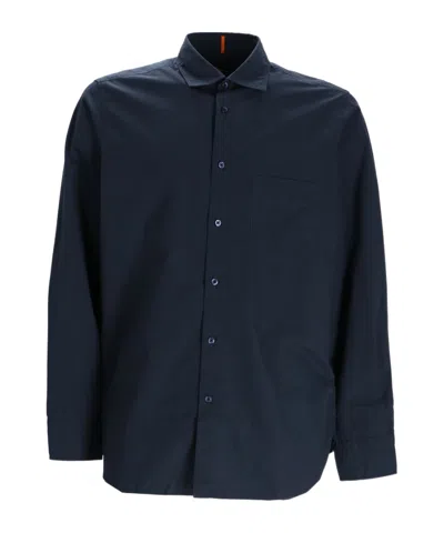 Hugo Boss Long-sleeved Shirt In Black