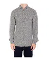 Hugo Boss Long-sleeved Shirt In Black