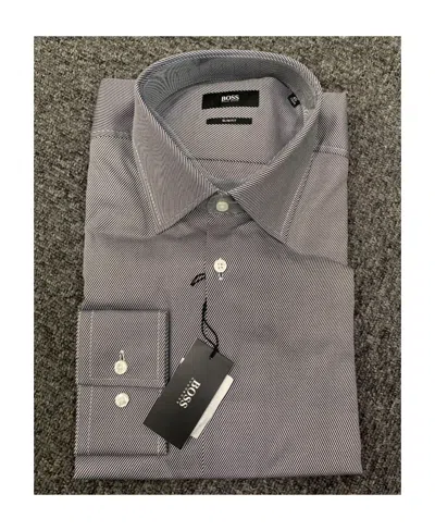 Hugo Boss Long-sleeved Shirt In Black