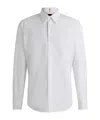 Hugo Boss Boss Stretch Cotton Shirt In White