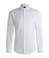 Hugo Boss Boss Stretch Cotton Shirt In White