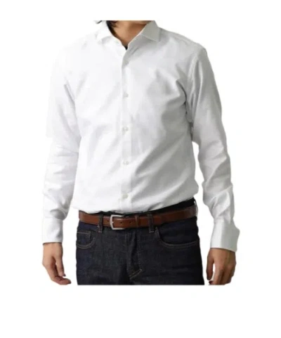 Hugo Boss Long-sleeved Shirt In White