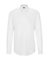 Hugo Boss Boss Stretch Cotton Shirt In White
