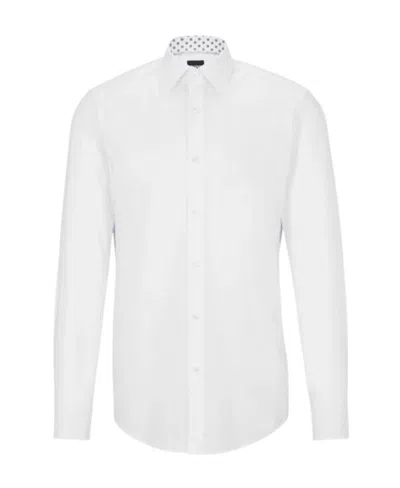 Hugo Boss Long-sleeved Shirt In White