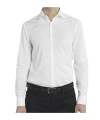 Hugo Boss Boss Roan Solid Stretch Cotton Button-up Shirt In White
