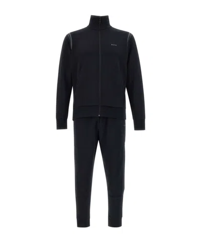Hugo Boss Long-sleeved Sports Suit In Black