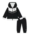 Hugo Boss Logo-print Cotton-blend Tracksuit In Black