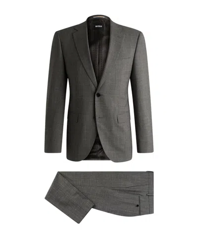 Hugo Boss Long-sleeved Suit In Black