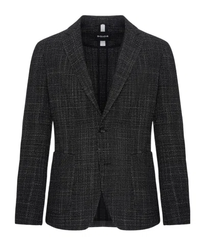 Hugo Boss Long-sleeved Suit Coat In Black