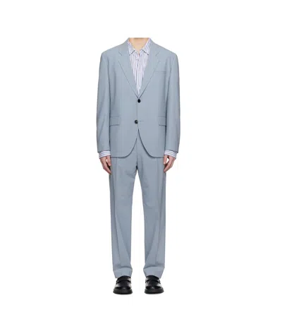 Hugo Boss Long-sleeved Suit In Gray